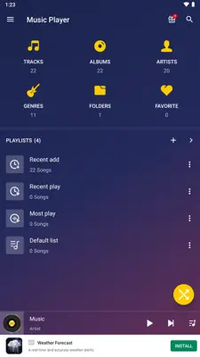 Music Player android App screenshot 10